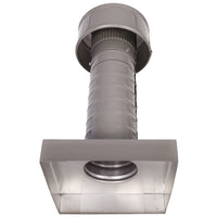 Attic Vent 3" dia with Curb Mount Sub - Base - Keepa Vent | 3" Diameter | Curb Mount Base | 7 Sq. In. NFA - Active Ventilation Products