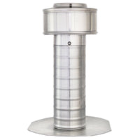 Flat Roof Attic Vent - Keepa Vent | 12" Diameter | Flat Flange | 113 Sq. In. NFA - Active Ventilation Products
