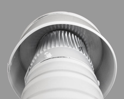 Flat Roof Attic Vent - Keepa Vent | 12" Diameter | Flat Flange | 113 Sq. In. NFA - Active Ventilation Products