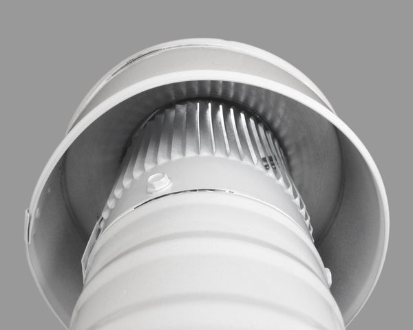 Flat Roof Attic Vent - Keepa Vent | 12" Diameter | Flat Flange | 113 Sq. In. NFA - Active Ventilation Products