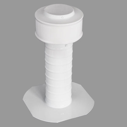 Flat Roof Attic Vent - Keepa Vent | 12" Diameter | Flat Flange | 113 Sq. In. NFA - Active Ventilation Products