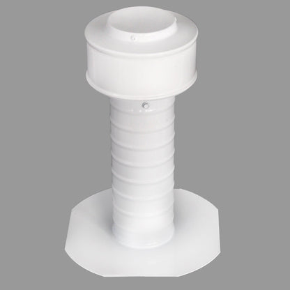 Flat Roof Attic Vent - Keepa Vent | 12" Diameter | Flat Flange | 113 Sq. In. NFA - Active Ventilation Products