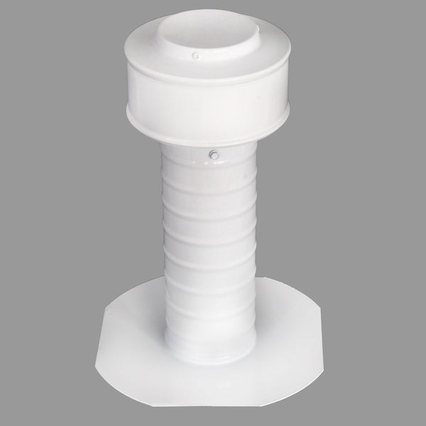 Flat Roof Attic Vent - Keepa Vent | 12" Diameter | Flat Flange | 113 Sq. In. NFA - Active Ventilation Products