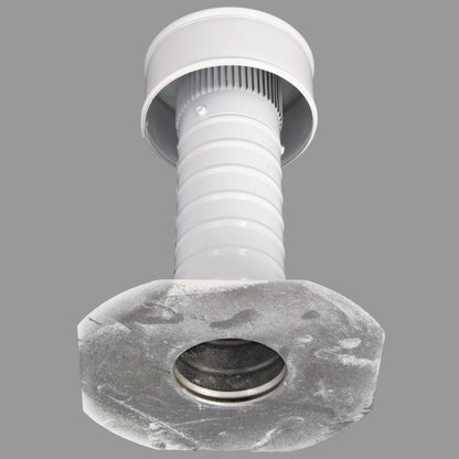 Flat Roof Attic Vent - Keepa Vent | 12" Diameter | Flat Flange | 113 Sq. In. NFA - Active Ventilation Products