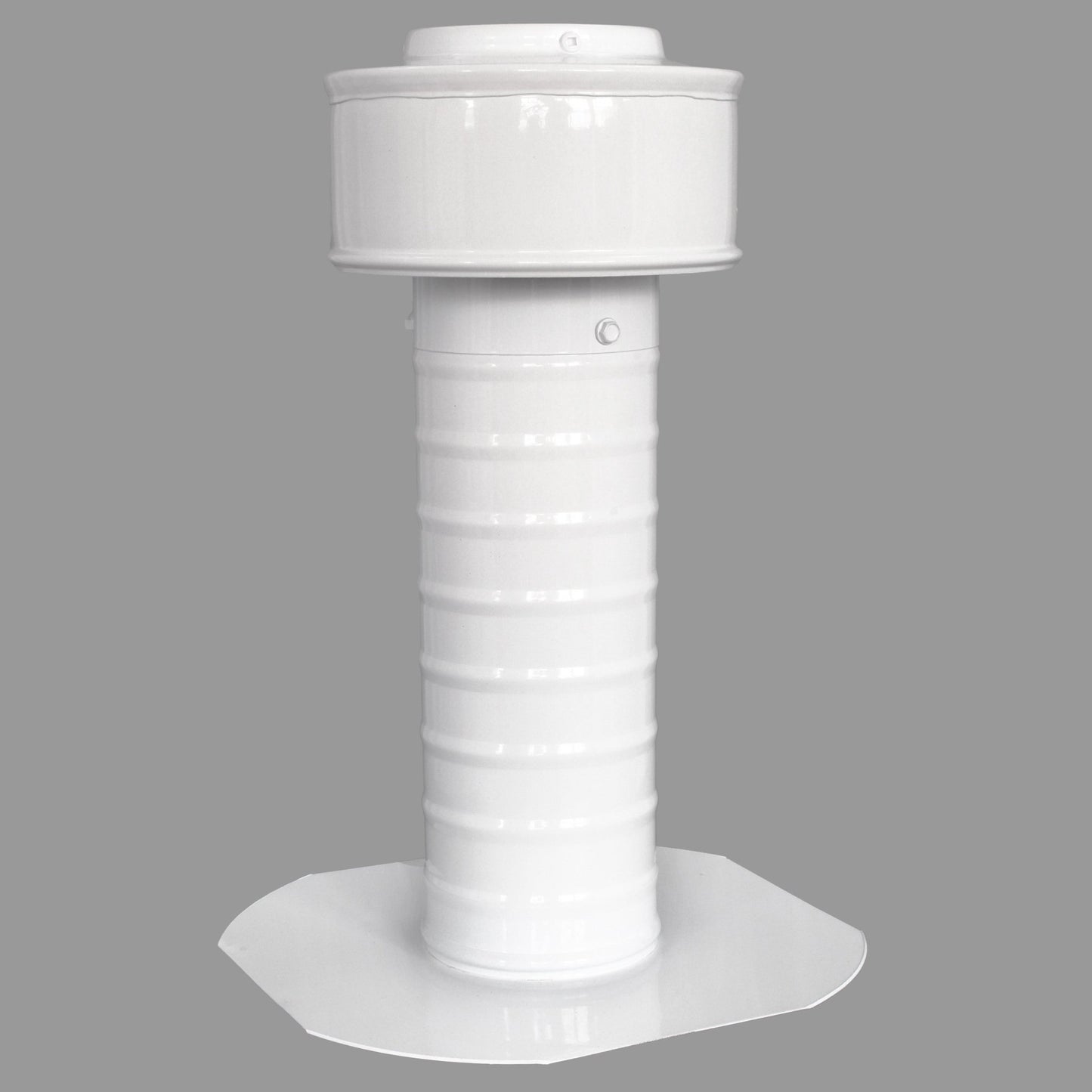 Flat Roof Attic Vent - Keepa Vent | 12" Diameter | Flat Flange | 113 Sq. In. NFA - Active Ventilation Products