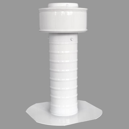 Flat Roof Attic Vent - Keepa Vent | 12" Diameter | Flat Flange | 113 Sq. In. NFA - Active Ventilation Products