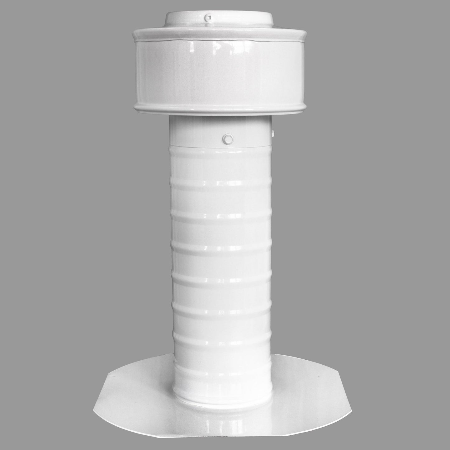 Flat Roof Attic Vent - Keepa Vent | 12" Diameter | Flat Flange | 113 Sq. In. NFA - Active Ventilation Products