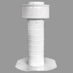 Flat Roof Attic Vent - Keepa Vent | 12" Diameter | Flat Flange | 113 Sq. In. NFA - Active Ventilation Products