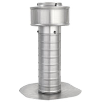 Flat Roof Attic Vent - Keepa Vent | 12" Diameter | Flat Flange | 113 Sq. In. NFA - Active Ventilation Products