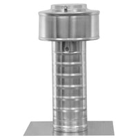 Flat Roof Attic Vent - Keepa Vent | 12" Diameter | Flat Flange | 113 Sq. In. NFA - Active Ventilation Products