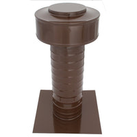 Flat Roof Attic Vent - Keepa Vent | 4" Diameter | Flat Flange | 12 Sq. In. NFA - Active Ventilation Products