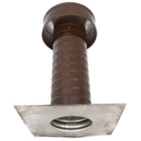 Flat Roof Attic Vent - Keepa Vent | 4" Diameter | Flat Flange | 12 Sq. In. NFA - Active Ventilation Products