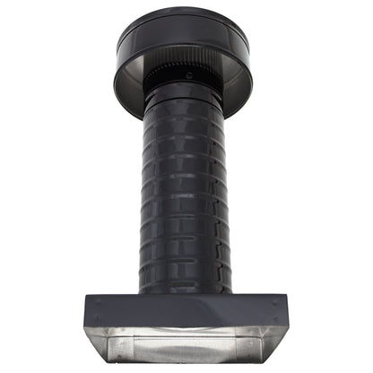 Attic Vent 4" dia with Curb Mount Sub - Base - Keepa Vent | 4" Diameter | Curb Mount Base | 12 Sq. In. NFA - Active Ventilation Products