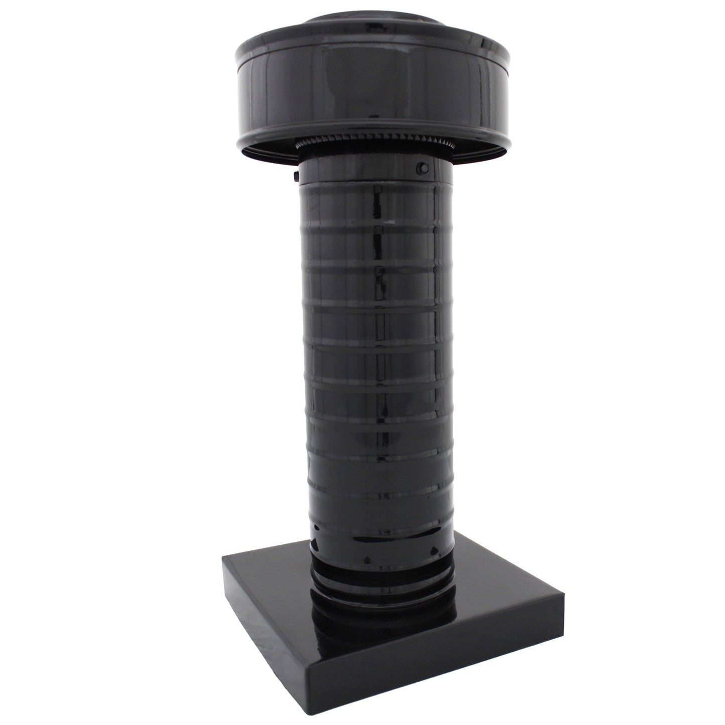 Attic Vent 4" dia with Curb Mount Sub - Base - Keepa Vent | 4" Diameter | Curb Mount Base | 12 Sq. In. NFA - Active Ventilation Products