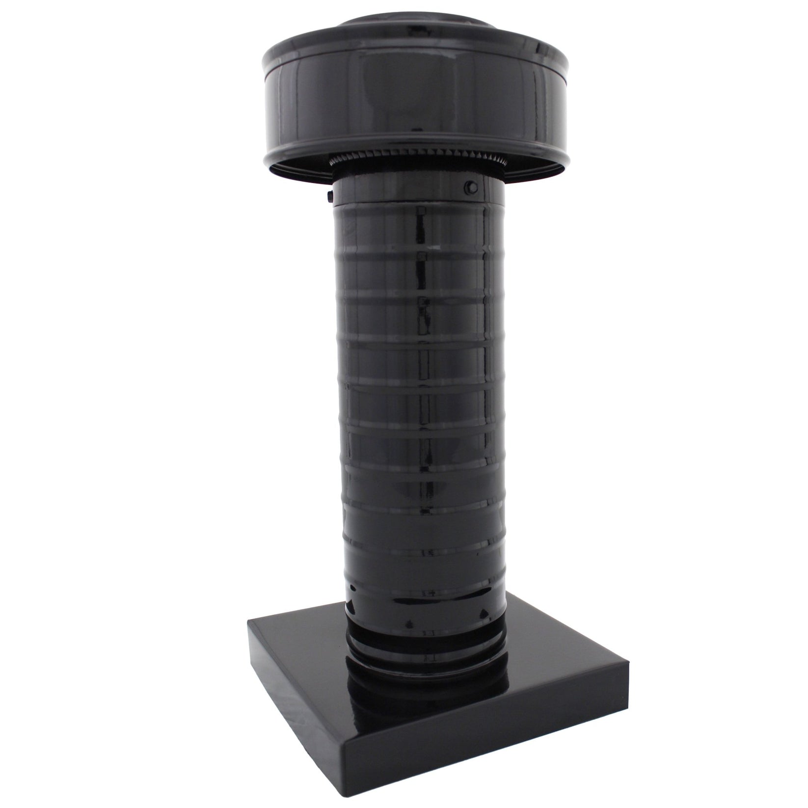Attic Vent 4" dia with Curb Mount Sub - Base - Keepa Vent | 4" Diameter | Curb Mount Base | 12 Sq. In. NFA - Active Ventilation Products