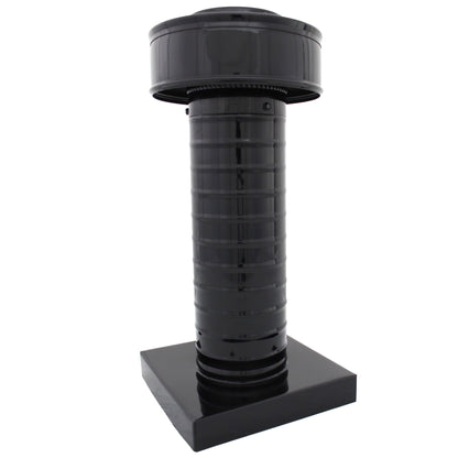 Attic Vent 4" dia with Curb Mount Sub - Base - Keepa Vent | 4" Diameter | Curb Mount Base | 12 Sq. In. NFA - Active Ventilation Products