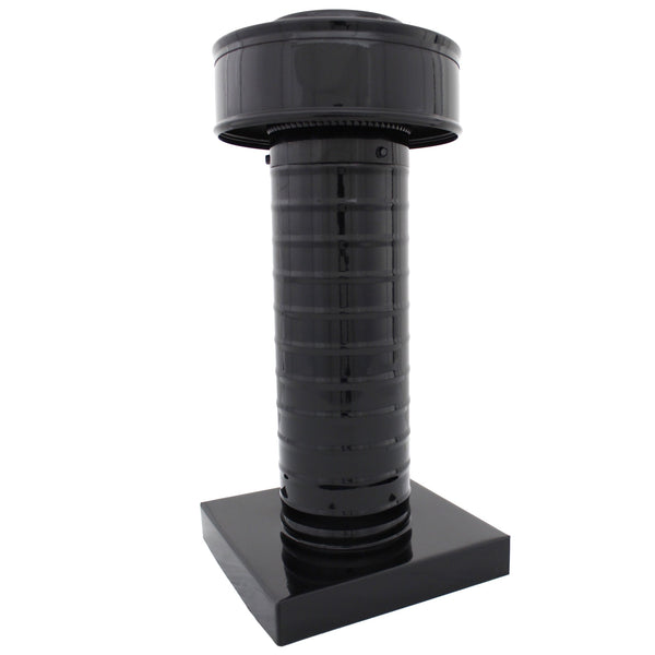 Attic Vent 4" dia with Curb Mount Sub - Base - Keepa Vent | 4" Diameter | Curb Mount Base | 12 Sq. In. NFA - Active Ventilation Products