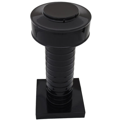 Attic Vent 4" dia with Curb Mount Sub - Base - Keepa Vent | 4" Diameter | Curb Mount Base | 12 Sq. In. NFA - Active Ventilation Products