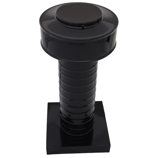 Attic Vent 4" dia with Curb Mount Sub - Base - Keepa Vent | 4" Diameter | Curb Mount Base | 12 Sq. In. NFA - Active Ventilation Products