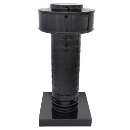 Attic Vent 4" dia with Curb Mount Sub - Base - Keepa Vent | 4" Diameter | Curb Mount Base | 12 Sq. In. NFA - Active Ventilation Products