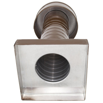 Attic Vent 4" dia with Curb Mount Sub - Base - Keepa Vent | 4" Diameter | Curb Mount Base | 12 Sq. In. NFA - Active Ventilation Products
