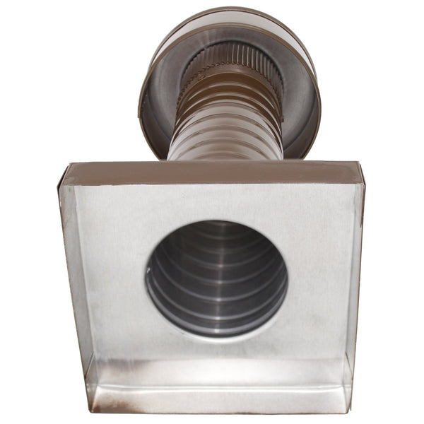 Attic Vent 4" dia with Curb Mount Sub - Base - Keepa Vent | 4" Diameter | Curb Mount Base | 12 Sq. In. NFA - Active Ventilation Products