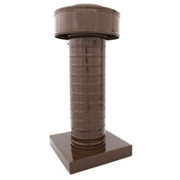 Attic Vent 4" dia with Curb Mount Sub - Base - Keepa Vent | 4" Diameter | Curb Mount Base | 12 Sq. In. NFA - Active Ventilation Products