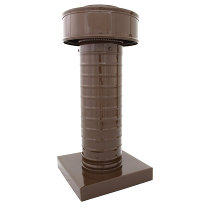 Attic Vent 4" dia with Curb Mount Sub - Base - Keepa Vent | 4" Diameter | Curb Mount Base | 12 Sq. In. NFA - Active Ventilation Products