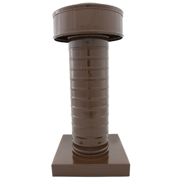 Attic Vent 4" dia with Curb Mount Sub - Base - Keepa Vent | 4" Diameter | Curb Mount Base | 12 Sq. In. NFA - Active Ventilation Products