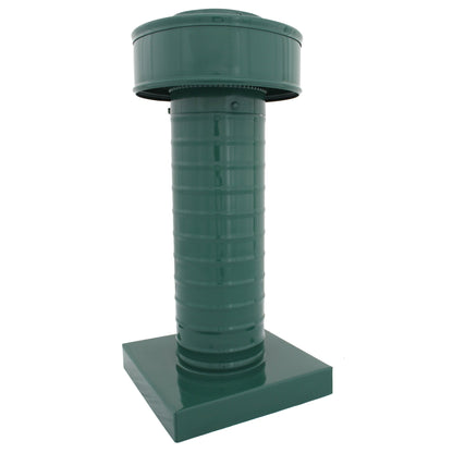 Attic Vent 4" dia with Curb Mount Sub - Base - Keepa Vent | 4" Diameter | Curb Mount Base | 12 Sq. In. NFA - Active Ventilation Products