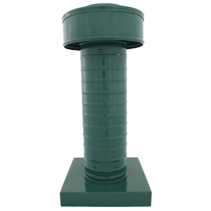 Attic Vent 4" dia with Curb Mount Sub - Base - Keepa Vent | 4" Diameter | Curb Mount Base | 12 Sq. In. NFA - Active Ventilation Products