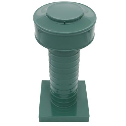 Attic Vent 4" dia with Curb Mount Sub - Base - Keepa Vent | 4" Diameter | Curb Mount Base | 12 Sq. In. NFA - Active Ventilation Products