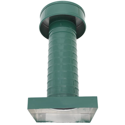 Attic Vent 4" dia with Curb Mount Sub - Base - Keepa Vent | 4" Diameter | Curb Mount Base | 12 Sq. In. NFA - Active Ventilation Products