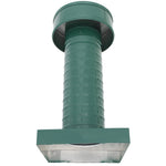 Attic Vent 4" dia with Curb Mount Sub - Base - Keepa Vent | 4" Diameter | Curb Mount Base | 12 Sq. In. NFA - Active Ventilation Products