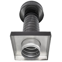 Roof Jack 4" Diameter - Keepa Roof Jack with Curb Mount Flange and Tail Pipe - Active Ventilation Products