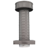 Roof Jack 4" Diameter - Keepa Roof Jack with Curb Mount Flange and Tail Pipe - Active Ventilation Products