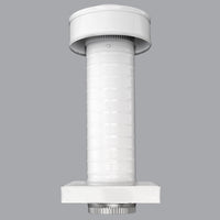Roof Jack 4" Diameter - Keepa Roof Jack with Curb Mount Flange and Tail Pipe - Active Ventilation Products