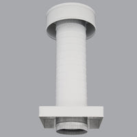 Roof Jack 4" Diameter - Keepa Roof Jack with Curb Mount Flange and Tail Pipe - Active Ventilation Products