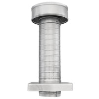 Roof Jack 4" Diameter - Keepa Roof Jack with Curb Mount Flange and Tail Pipe - Active Ventilation Products