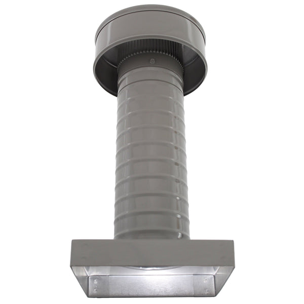 Attic Vent 4" dia with Curb Mount Sub - Base - Keepa Vent | 4" Diameter | Curb Mount Base | 12 Sq. In. NFA - Active Ventilation Products