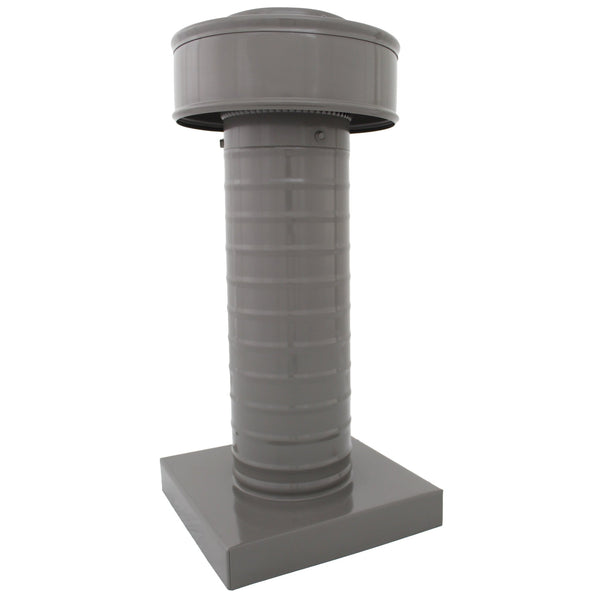 Attic Vent 4" dia with Curb Mount Sub - Base - Keepa Vent | 4" Diameter | Curb Mount Base | 12 Sq. In. NFA - Active Ventilation Products