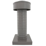 Attic Vent 4" dia with Curb Mount Sub - Base - Keepa Vent | 4" Diameter | Curb Mount Base | 12 Sq. In. NFA - Active Ventilation Products
