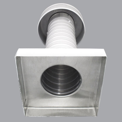 Attic Vent 4" dia with Curb Mount Sub - Base - Keepa Vent | 4" Diameter | Curb Mount Base | 12 Sq. In. NFA - Active Ventilation Products
