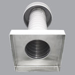 Attic Vent 4" dia with Curb Mount Sub - Base - Keepa Vent | 4" Diameter | Curb Mount Base | 12 Sq. In. NFA - Active Ventilation Products