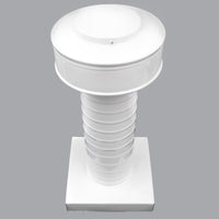 Roof Jack 4" Diameter - Keepa Roof Jack with Curb Mount Flange and Tail Pipe - Active Ventilation Products