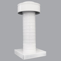 Attic Vent 4" dia with Curb Mount Sub - Base - Keepa Vent | 4" Diameter | Curb Mount Base | 12 Sq. In. NFA - Active Ventilation Products