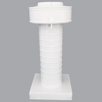 Attic Vent 4" dia with Curb Mount Sub - Base - Keepa Vent | 4" Diameter | Curb Mount Base | 12 Sq. In. NFA - Active Ventilation Products