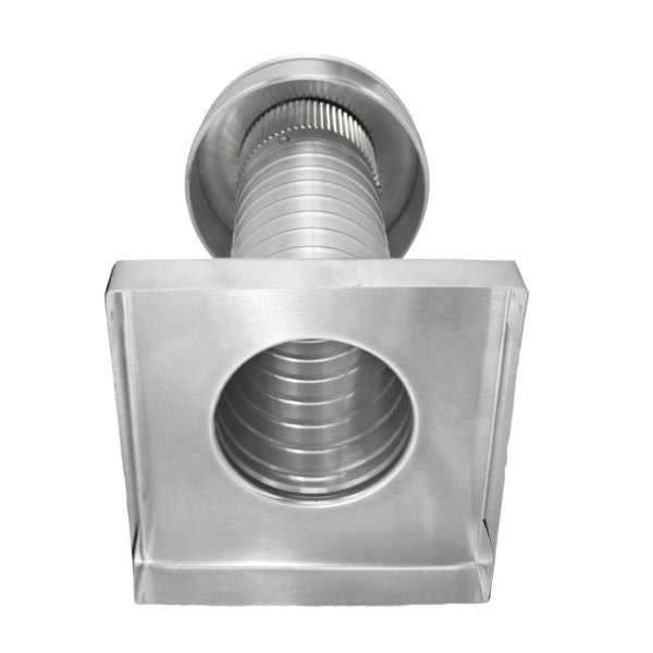 Attic Vent 4" dia with Curb Mount Sub - Base - Keepa Vent | 4" Diameter | Curb Mount Base | 12 Sq. In. NFA - Active Ventilation Products