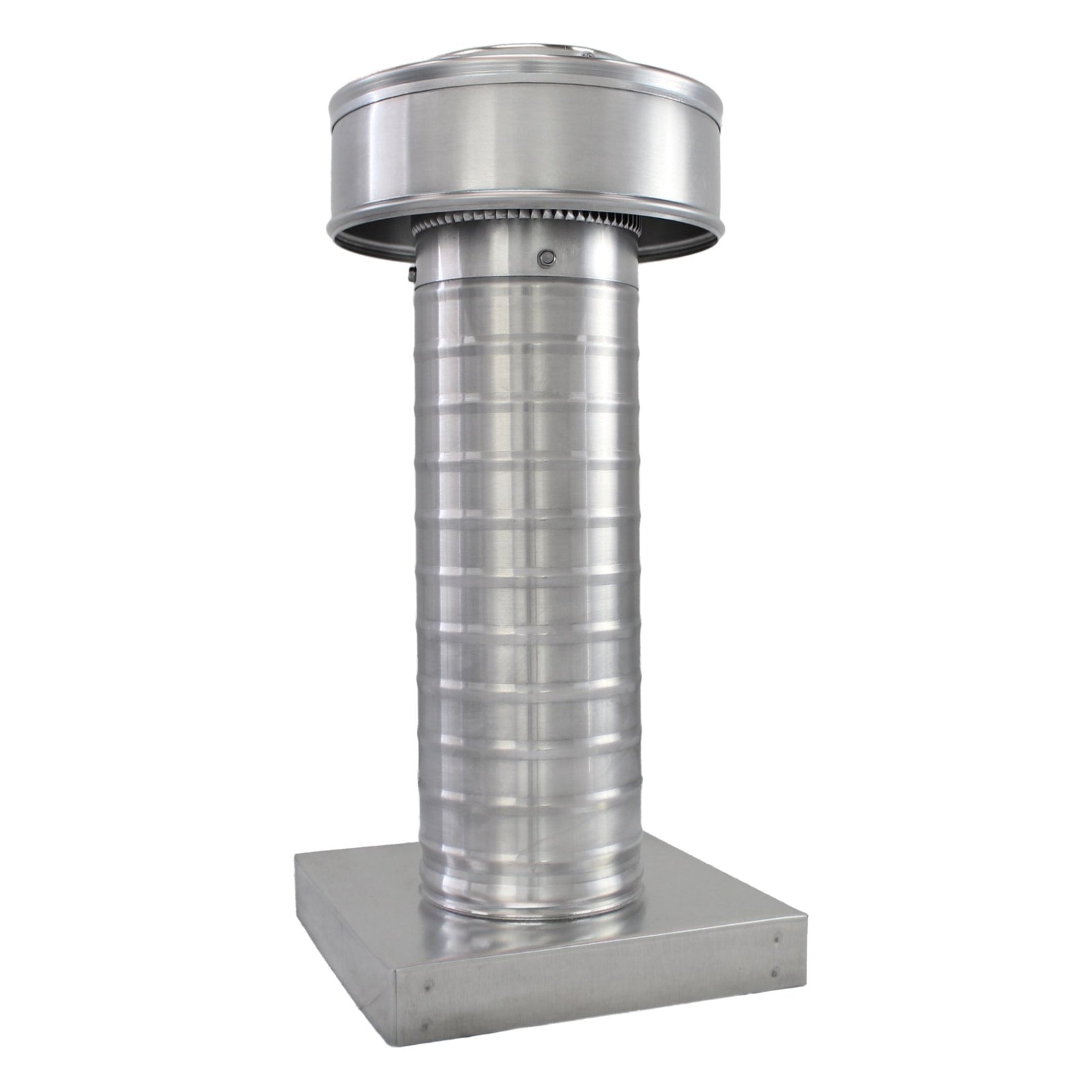 Attic Vent 4" dia with Curb Mount Sub - Base - Keepa Vent | 4" Diameter | Curb Mount Base | 12 Sq. In. NFA - Active Ventilation Products
