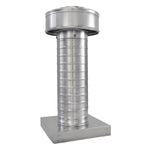 Attic Vent 4" dia with Curb Mount Sub - Base - Keepa Vent | 4" Diameter | Curb Mount Base | 12 Sq. In. NFA - Active Ventilation Products